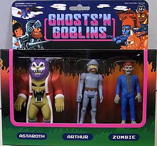 SUPER 7 REACTION FIGURES 3.75インチアクションフィギュア GHOSTS'N GOBLINS 3PACK A